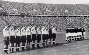 Eddie Hapgood Nazi salute003